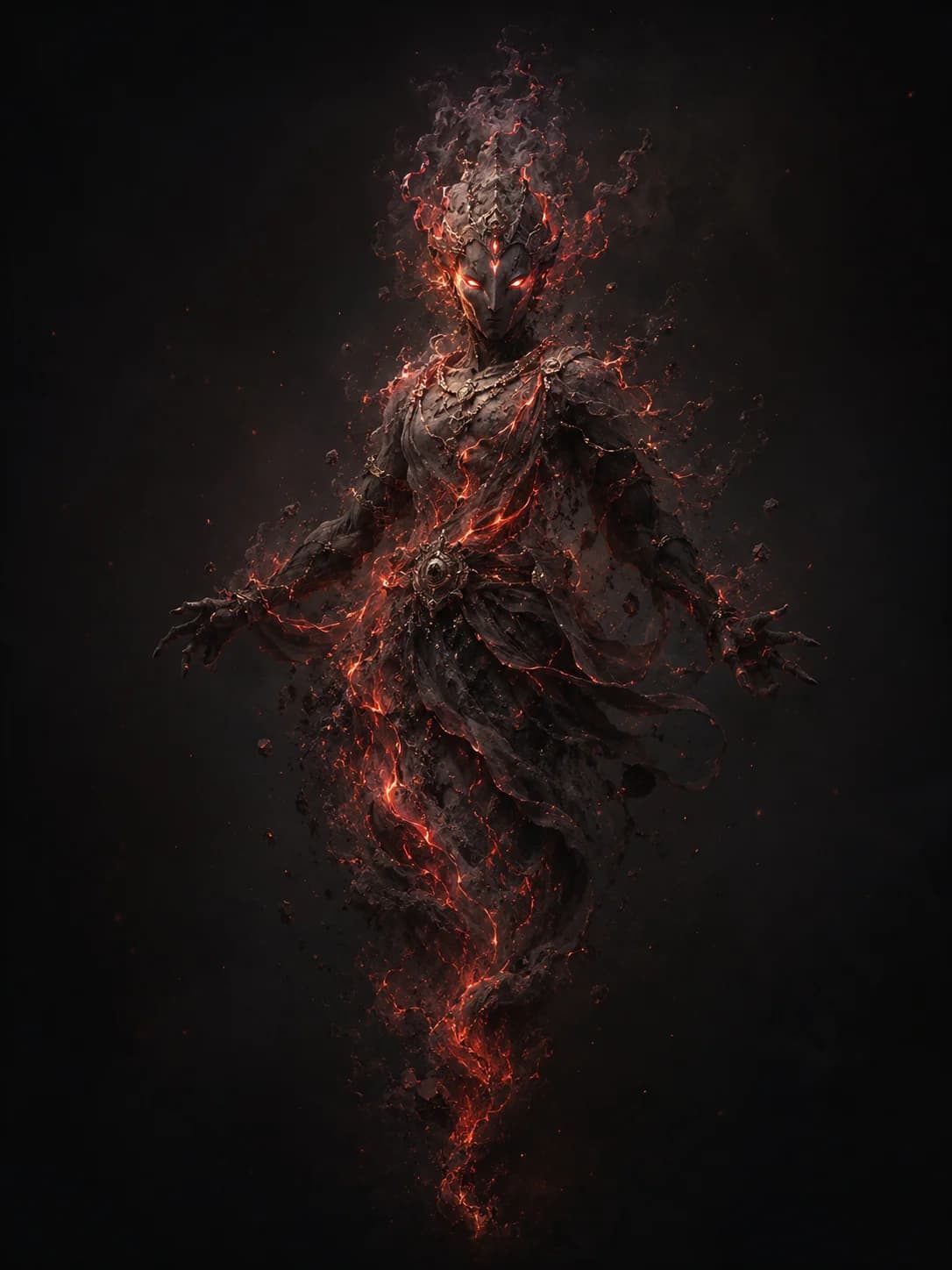 Ash Drifter floating spirit concept art