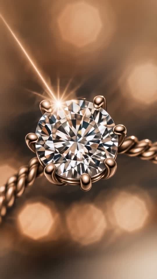 A jewelry-film demo with shimmer, close-up detail, and a clean luxury cadence.